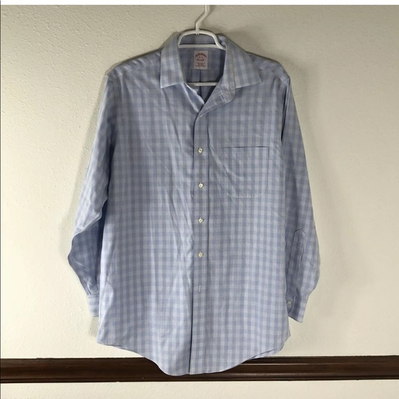 Men’s Brooks Brothers button front shirt 15-32 - Picture 1 of 4